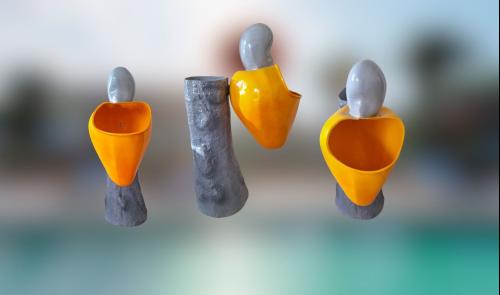 Lixeira Cajú - Reforfibra