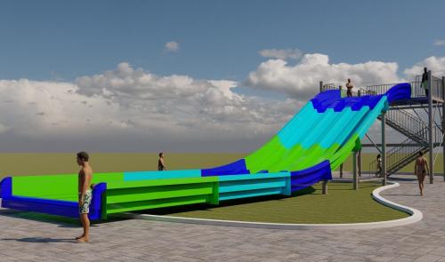 Rampa Aquática Racer 25M (Escape na canaleta) - Reforfibra