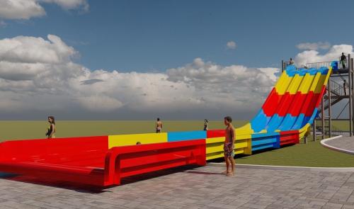 Rampa Aquática Racer 36M (Escape na canaleta) - Reforfibra