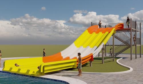 Rampa Aquática Racer 21M (Escape na piscina) - Reforfibra