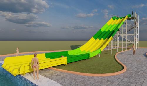 Rampa Aquática Racer 35M (Escape na piscina) - Reforfibra